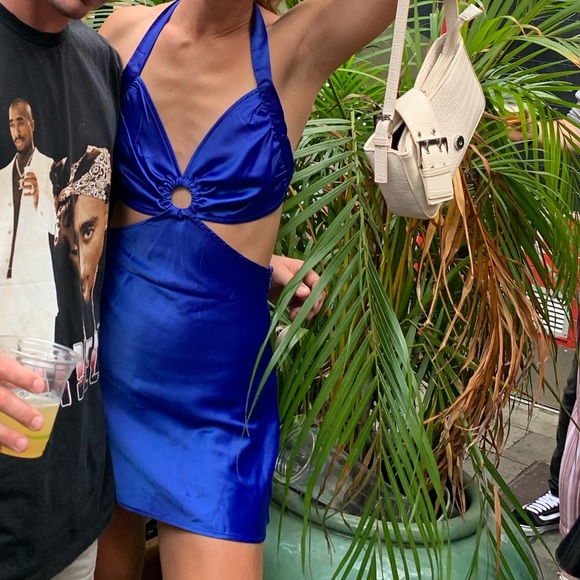 Blue size 6 Peppermayo mini dress - Picture 2 of 2